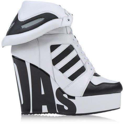 adidas wedge sneakers white|Adidas high heel wedge sneakers.